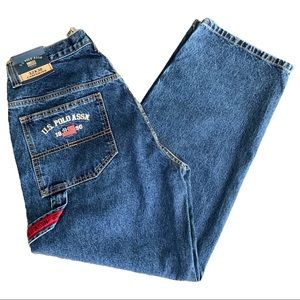 Vintage Deadstock U.S. Polo Assn Carpenter Baggy Denim Jeans
